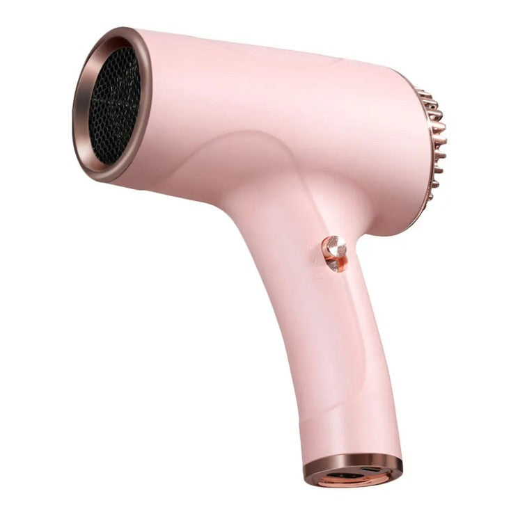 2600mAh Cordless Anion Blow Dryer Portable Hair Dryer 40/500W USB Rechargeable Powerful 2 Gears