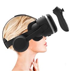 Virtual Reality Glasses, with Headphones